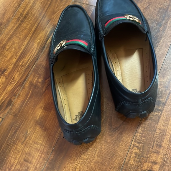 Gucci leather custom loafers